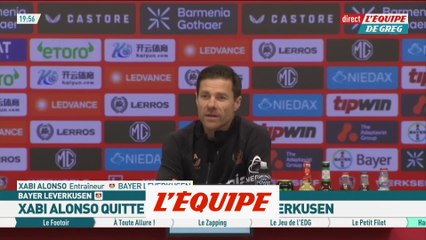 Xabi Alonso annonce son départ du Bayer Leverkusen - Foot - ALL