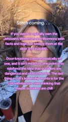 #stitch with @🎀 Claire 🎀 They both quit showing up at his house. #jehovahswitness #mormon