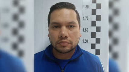 Primera foto de Andrés Calle reseñado como recluso en la cárcel La Picota de Bogotá