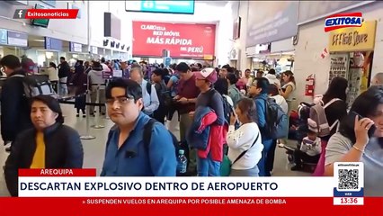 Aeropuerto de Arequipa: PNP descarta que objeto sospechoso dentro de avión sea un explosivo