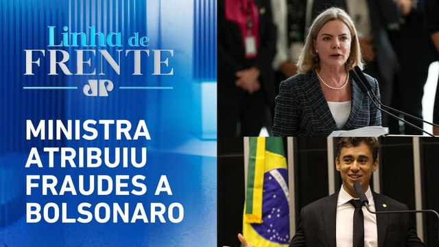 INSS: Gleisi Hoffmann e Nikolas Ferreira trocam farpas sobre CPMI | LINHA DE FRENTE