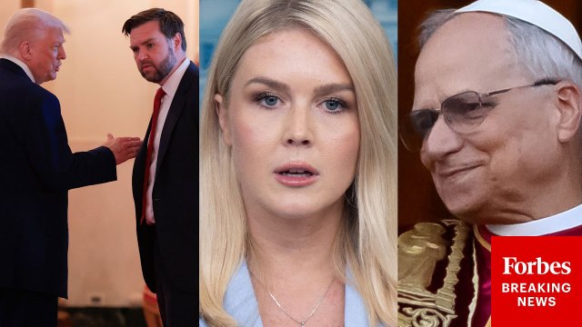 Karoline Leavitt Asked For Comment On Pope Leo XIV's Past Tweets Criticizing Trump And JD Vance