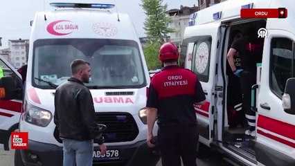 Ordu'da iki otomobil çarpıştı