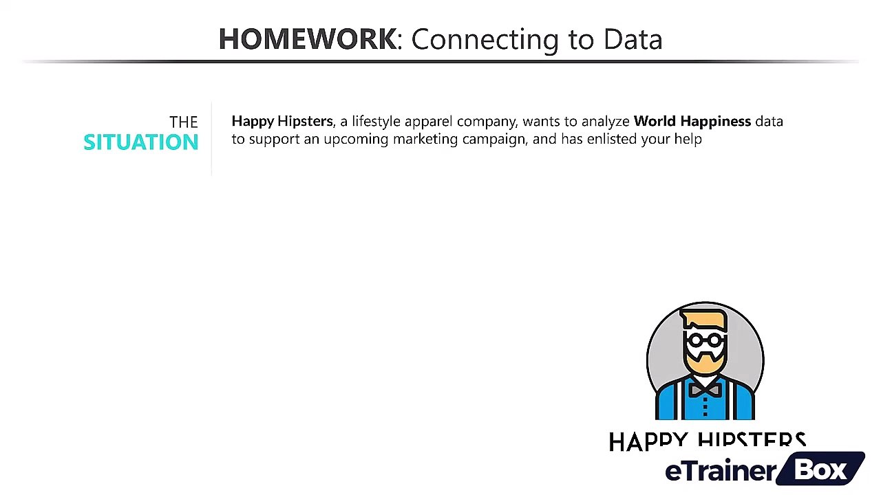 11. ASSIGNMENT- Connecting to Data Video