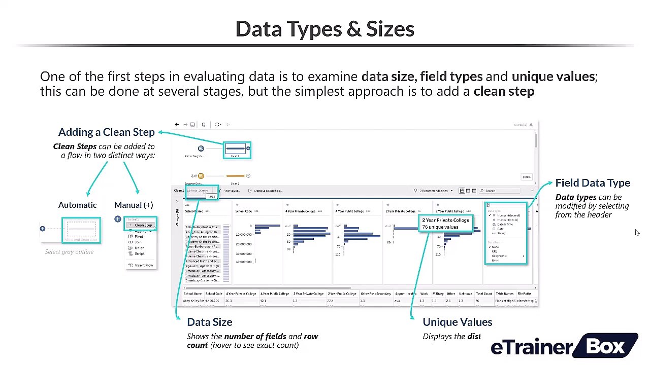 2. Data Types - Sizes Video