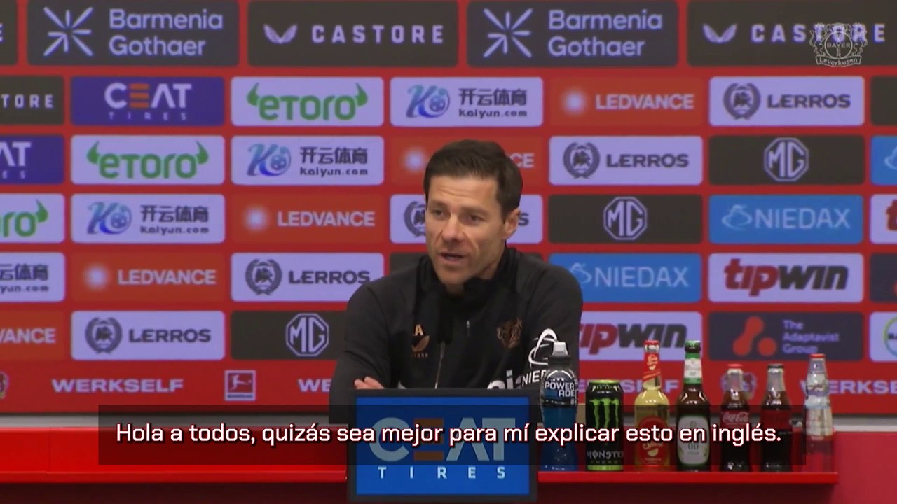 Xabi Alonso anunció su salida del Bayer Leverkusen al término de la temporada en la Bundesliga