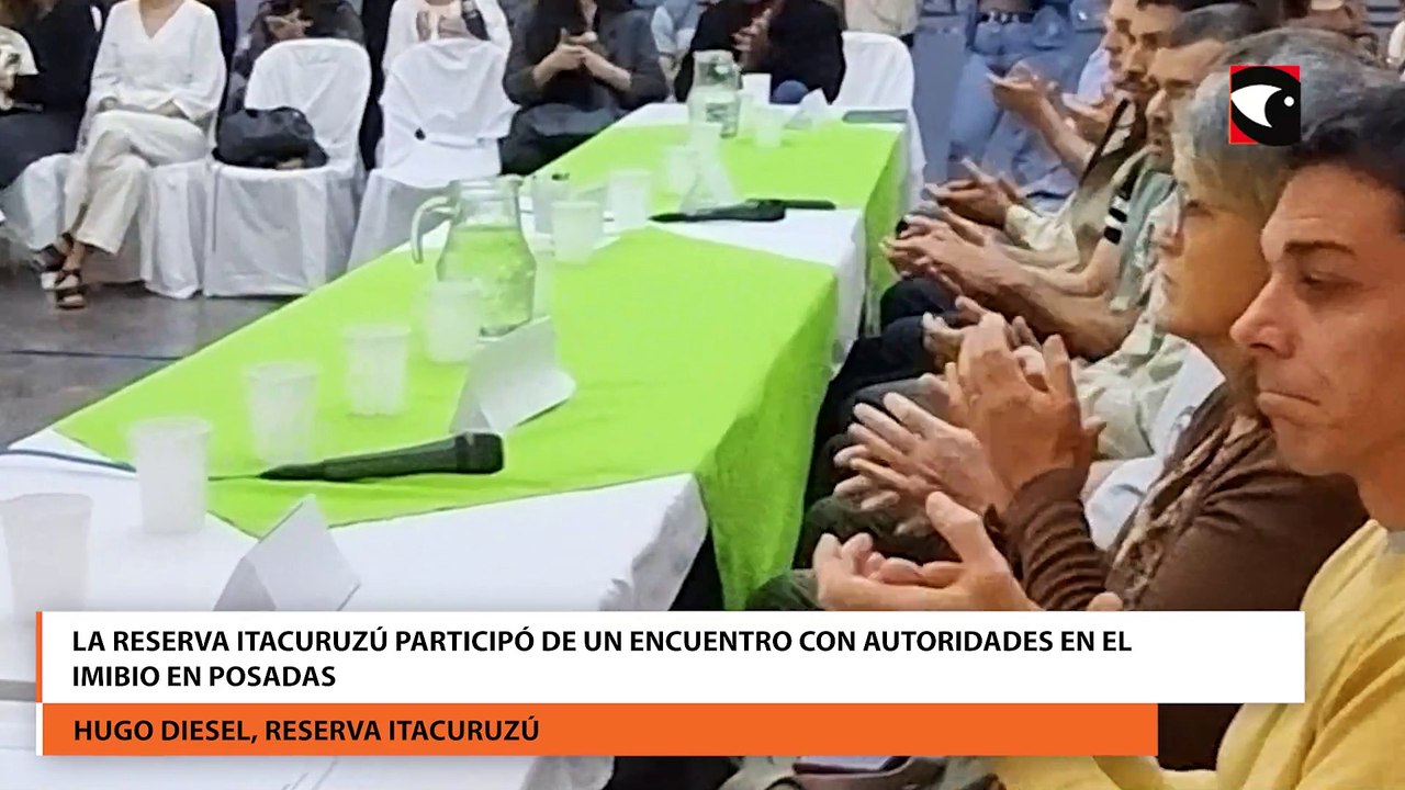 La Reserva Itacuruzú participó de un encuentro con autoridades en el Imibio en Posadas