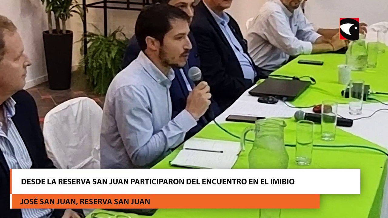 Desde la Reserva San Juan participaron del encuentro en el Imibio
