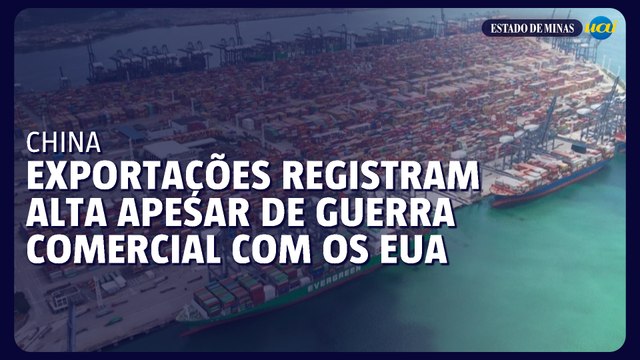 Exportações chinesas registram alta apesar da guerra comercial com EUA
