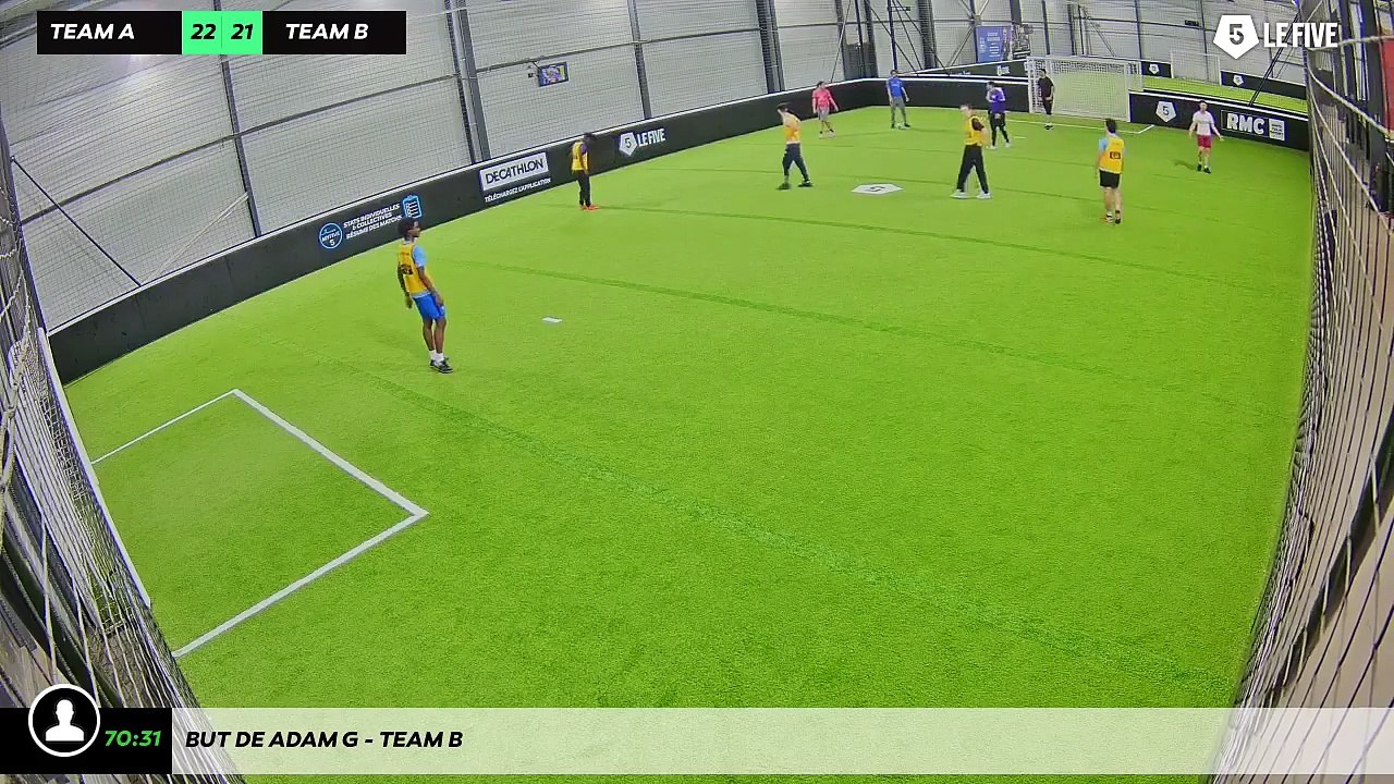But de Adam G - Team B