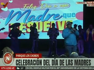 Jefe de Gobierno Nahúm Fernández lidera homenaje en el Parque Los Caobos por el Día de las Madres
