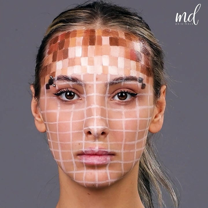 Pixel makeup trend! ✨