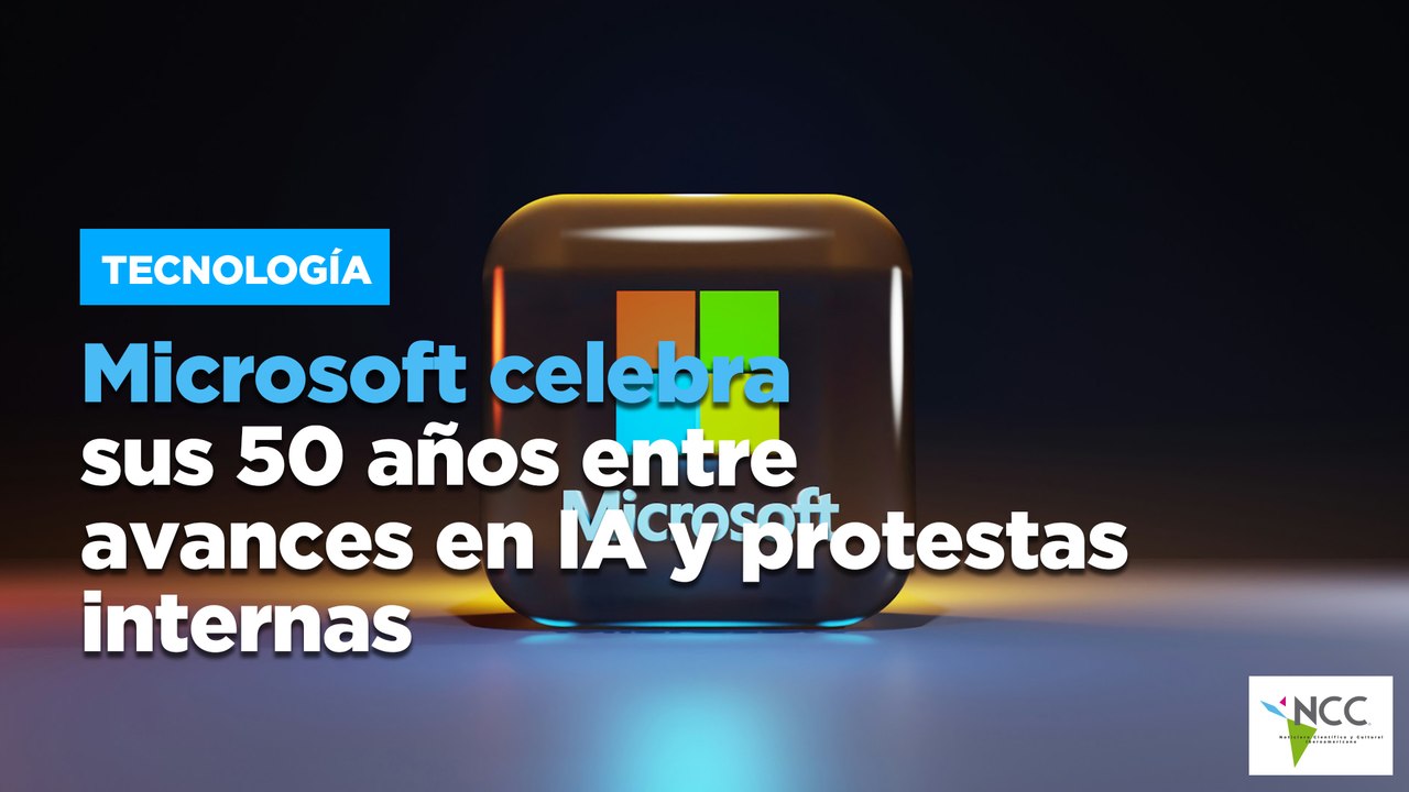 Microsoft celebra sus 50 años entre avances en IA y protestas internas