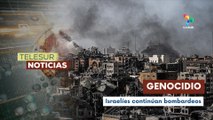 Bombardeos israelíes destruyen hospitales y escuelas en Gaza