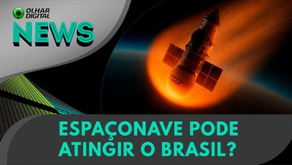 Espaçonave de 500 kg deve cair inteira na Terra esta noite! | 08/05/2025 | #OlharDigital
