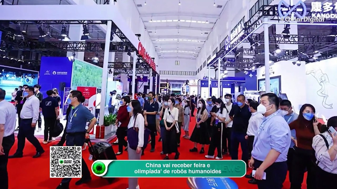China vai receber feira e "olimpíada" de robôs humanoides