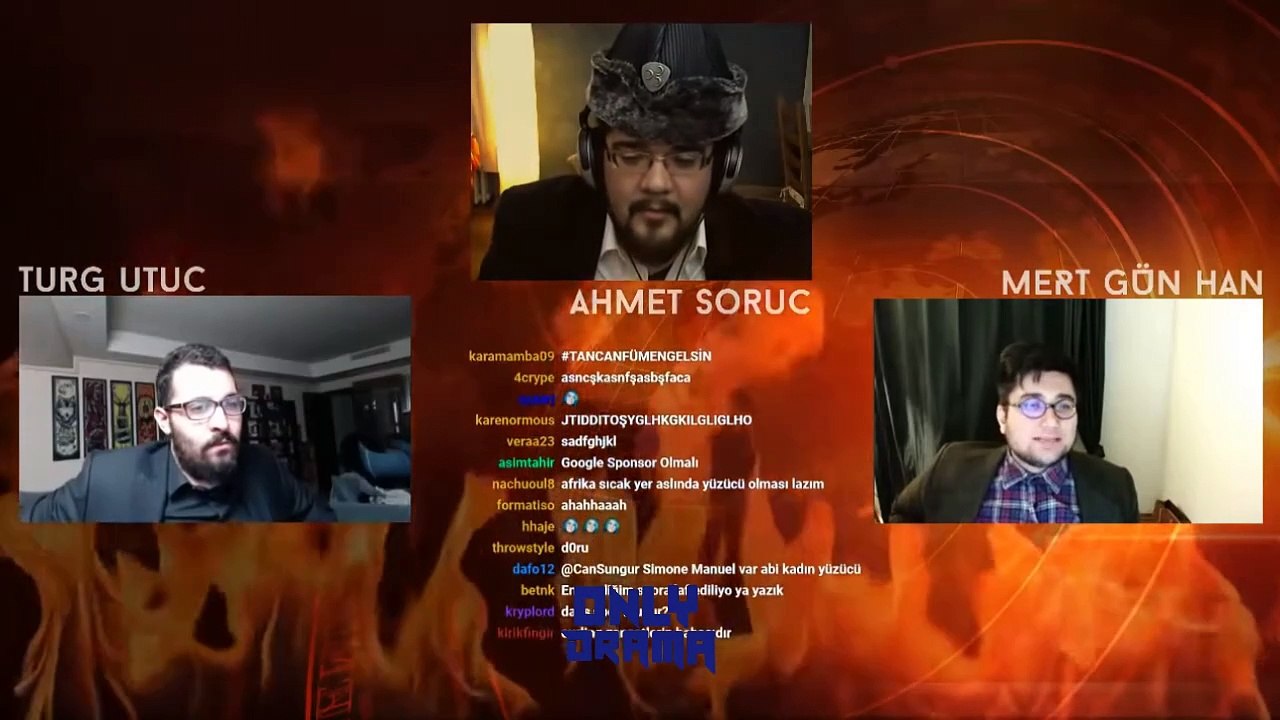 Can Sungur'un, Mert Günhan ve Turgut Uç ile yaptığı eski bir yayınında Mert Günhan'ın, "Afrikalı yüzme şampiyonu gönderdim" diyerek yüzen maymun fotoğrafı göndermesi üzerine gülme krizi yaşandığı anlar ortaya çıktı.