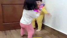 Twin brothers and sisters fight when they disagree