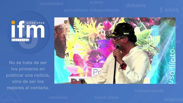 En Tibú Gustavo Petro en directo despidió de su cargo a Gustavo Bolívar