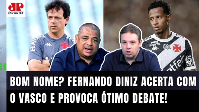 EU VOU FALAR! O Fernando Diniz pra mim TEM QUE... OLHA esse DEBATE sobre o NOVO TÉCNICO do Vasco!