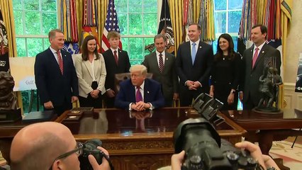 Trump sugiere reducir al 80% los aranceles a productos chinos