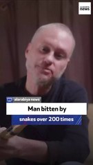 Man bitten by snakes over 200 times