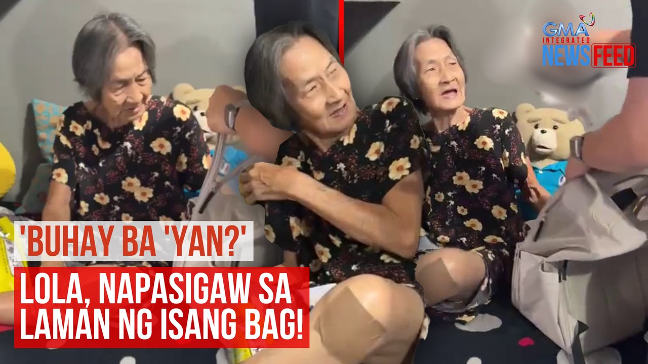 'BUHAY BA 'YAN?' Lola, napasigaw sa laman ng isang bag! | GMA Integrated Newsfeed