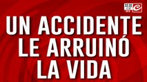 La desgarradora historia de Crístian, un accidente la arruino la vida