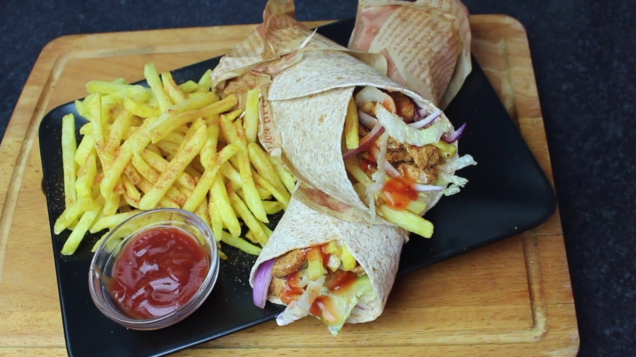 How To Make Chicken Wrap || Easy Chicken Wrap Recipe