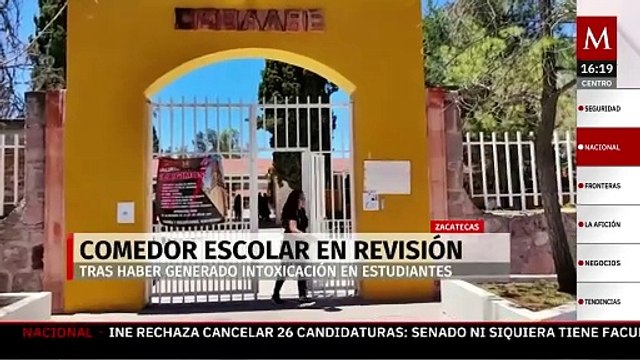 Autoridades de Zacatecas investigan comedor escolar tras intoxicación de estudiantes