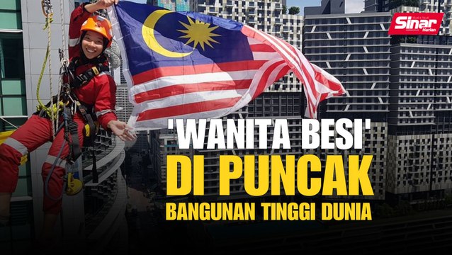 'Wanita Besi' di puncak bangunan tinggi dunia