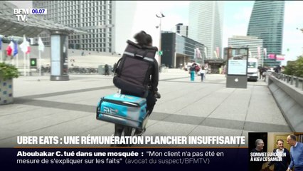 Uber Eats: une nouvelle rémunération plancher fixée à 3 euros mais jugée insuffisante