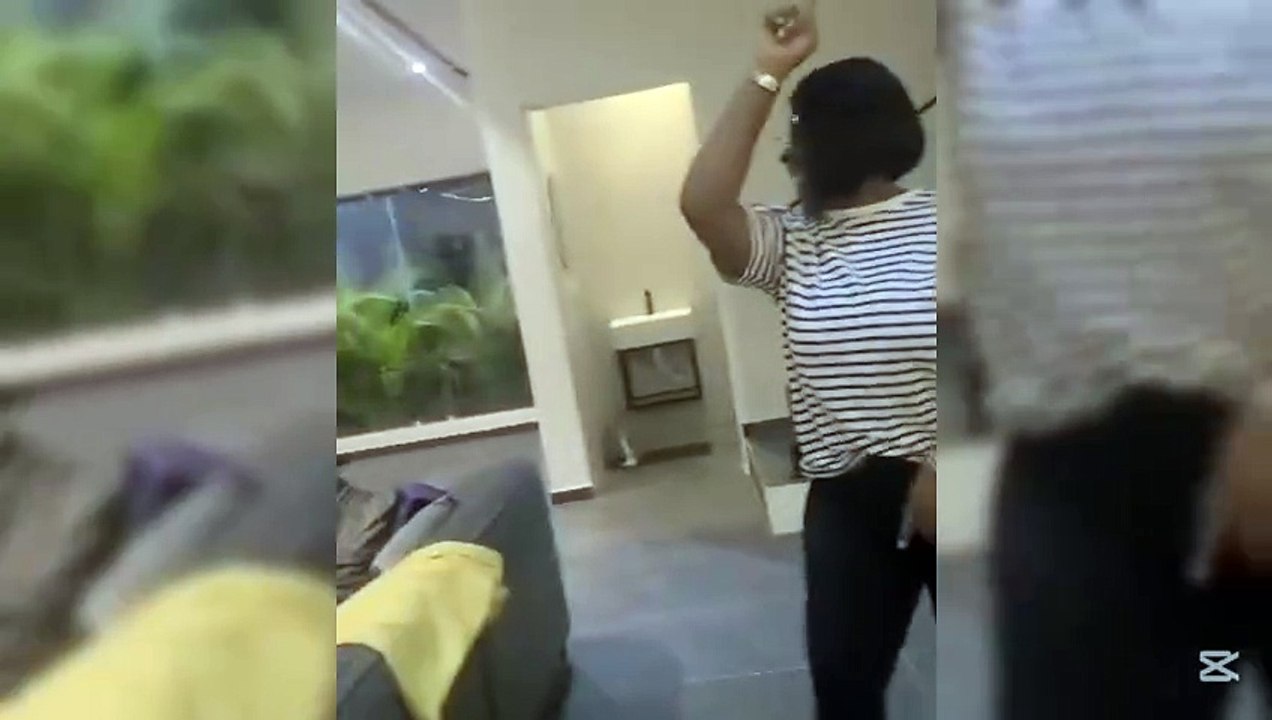 Ghanaian Actress Portia Asare With Romantic Dance Moves In Her Mansion