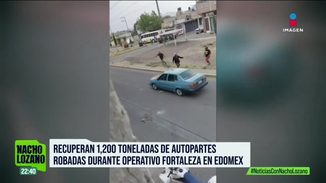 Operativo Fortaleza: Aseguraran casi tres mil toneladas de autopartes en Edomex