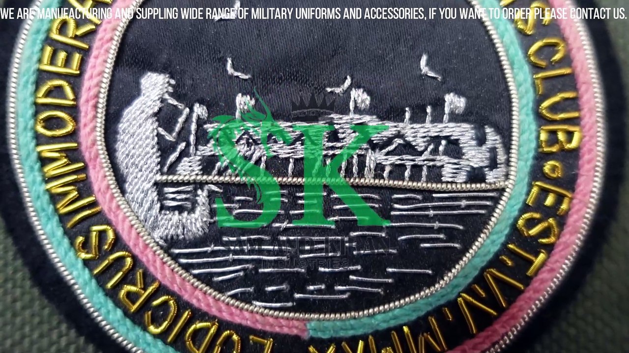 Factory Customized Embroidery Patch, Custom Made Embroidery Badges,