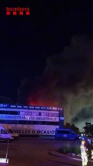 Incendi químic a Vilanova i la Geltrú