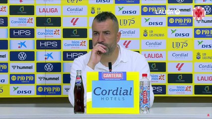 Diego Martínez deja a los periodistas con la palabra en la boca