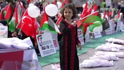 Kadınlar Gazze için ayakta: İstanbul’da anlamlı eylem