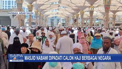 Masjid Nabawi Terus Dipadati Calon Haji dari Berbagai Negara