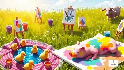 Millie Moo’s Painting Picnic – A Colorful Day on the Farm!