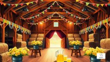 🌟🎻 “The Grand Barn Dance – A Magical Night of Music and Friendship!”