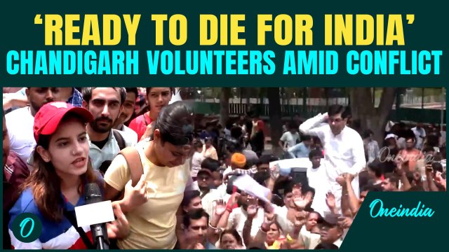Chandigarh Locals Queue Up in Hundreds to Join Civil Defence, Chant 'Pakistan Murdabad' in Defiance