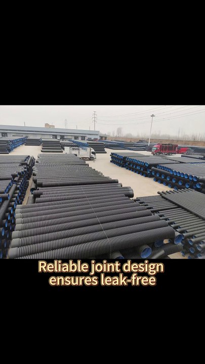 Joint Design in HDPE Double Wall Corrugated Pipes