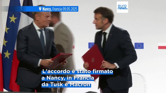 Francia e Polonia firmano trattato su difesa, nucleare e mutua assistenza in caso di attacco