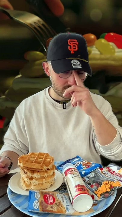 Le Gâteau Gaufres 🧇 de Stranger Things #gateau #waffles #stangerthings #netflixseries #food