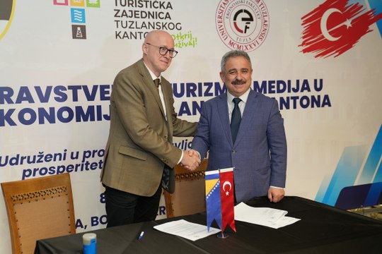 Tuzla Kantonu Turizm Birliği ile Türkiye Basın Federasyonu arasında iş birliği: Tanıtım protokolü imzalandı