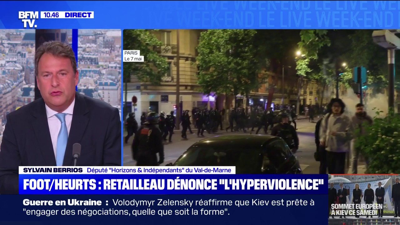 "Autour des stades, on retrouve de la violence tous les week-ends", estime Sylvain Berrios, député Horizons et indépendants
