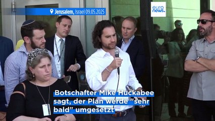 US-Botschafter in Israel: Hilfslieferungen für Gaza kommen "sehr bald"