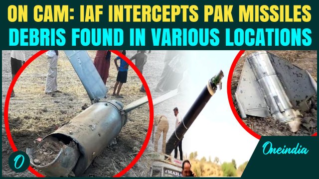 PAK Fires Missile At India, Iaf Shoots It Down Mid-Air Under Operation Sindoor | Debris Retrieved