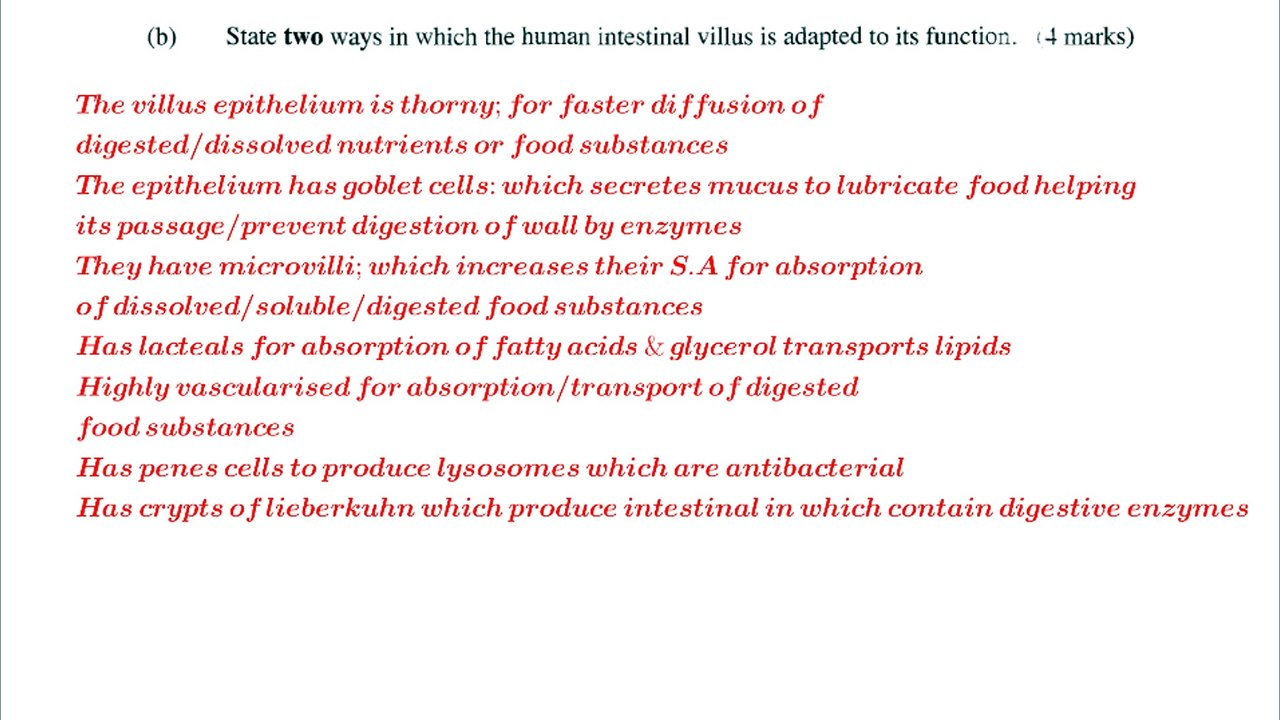 KCSE 2012 questions and answers #Biology paper 2 revision #highschool #essays #processes